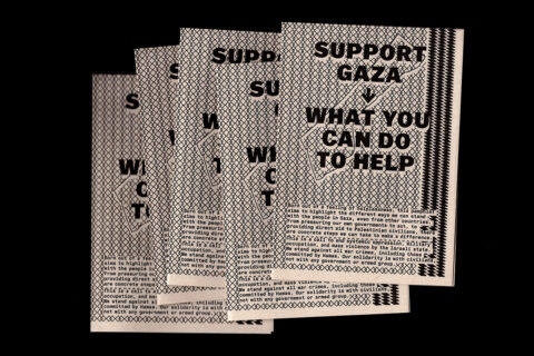 SUPPORT GAZA - 1 pamphlet - Product Image