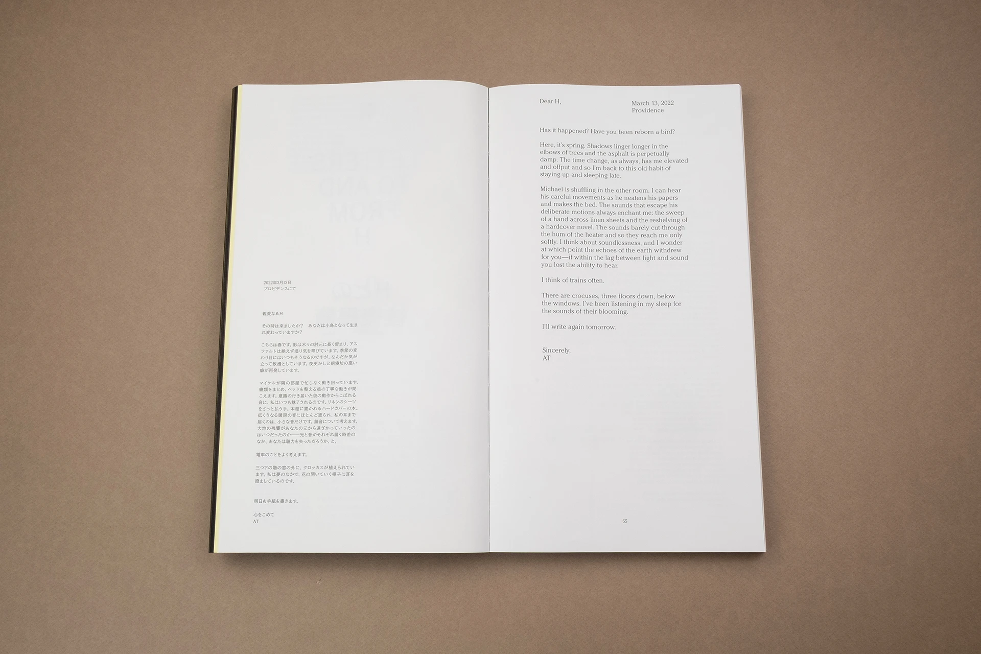 Dead Letter Room – A&nbsp;Transhistorical Correspondence with Hara Tamiki - The Eriskay Connection